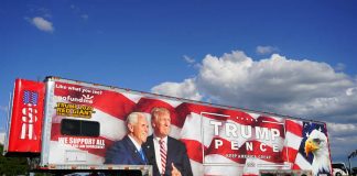 Pro-Trump Caravan Dodges Bullet