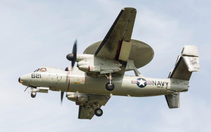Navy E-2C Hawkeye Crew Land Safely in Virginia